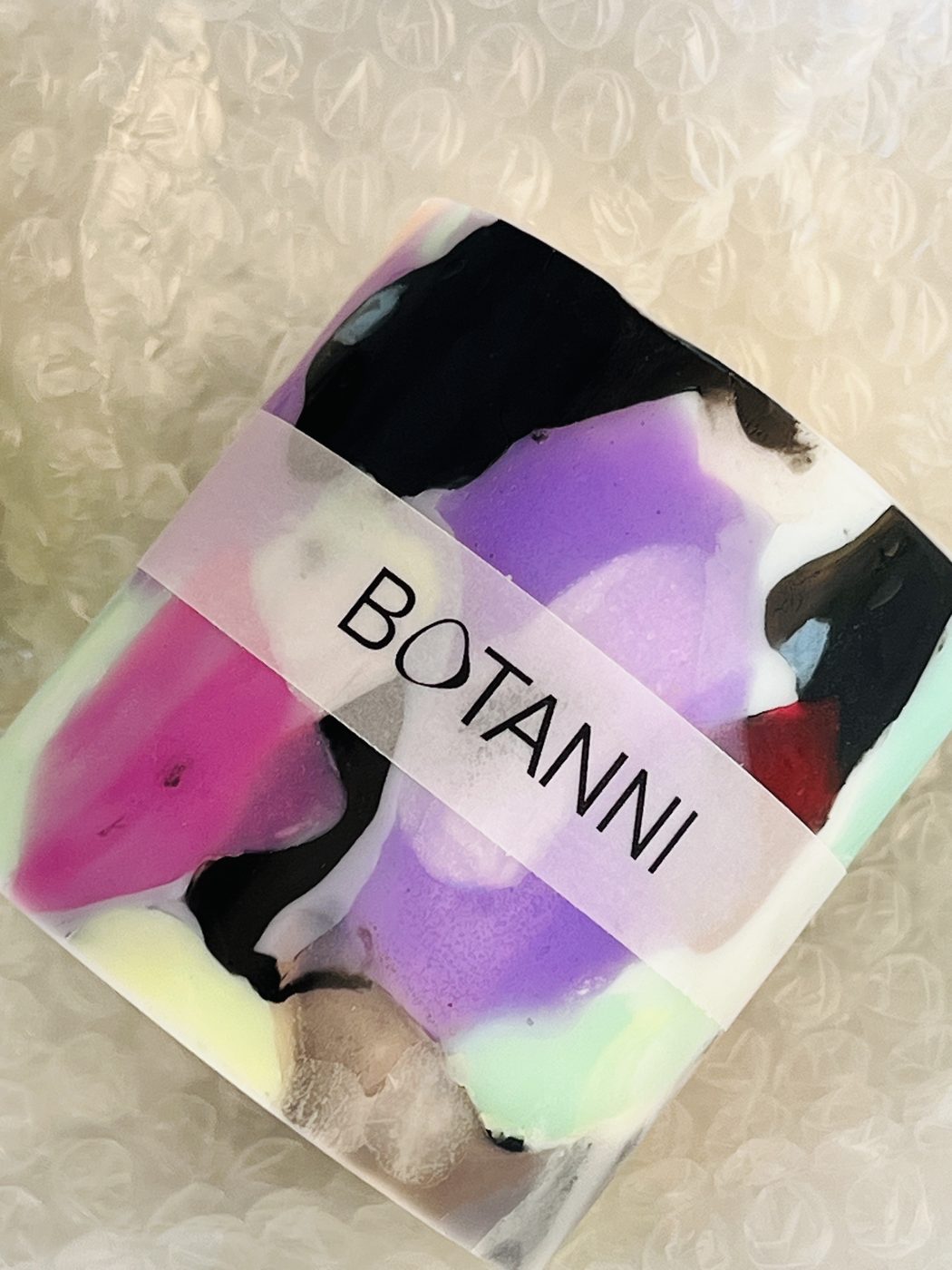 Botanni Kerze, Konfetti-Technik, Bunt
