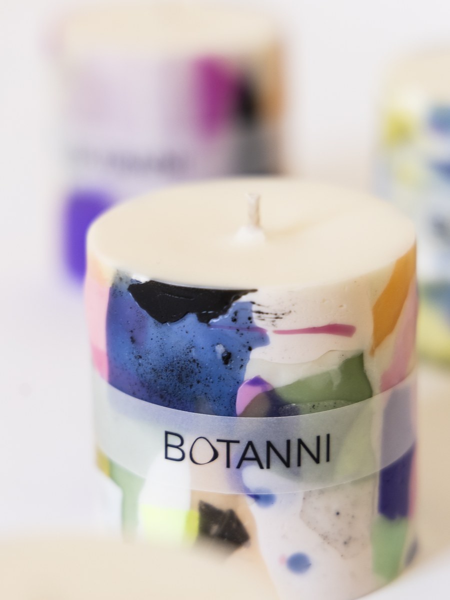 Botanni Kerze von oben